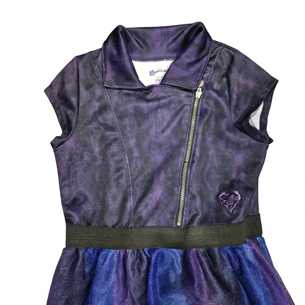 Disney Descendants‎ Girls Purple Dress Cosplay Costume, Kids Size